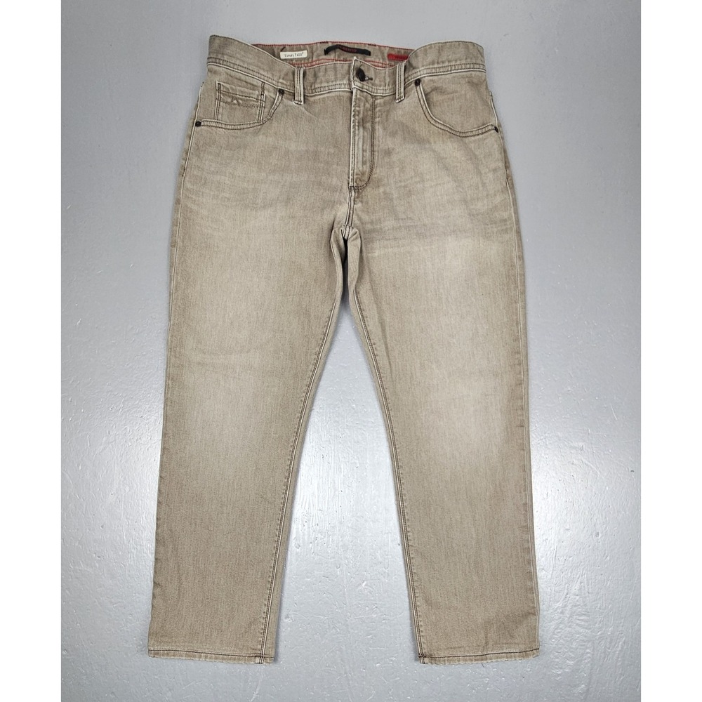 Alberto T400 Jeans Mens‎ 36x34 Brown Modern Fit Luxury Denim Fits (36x28)